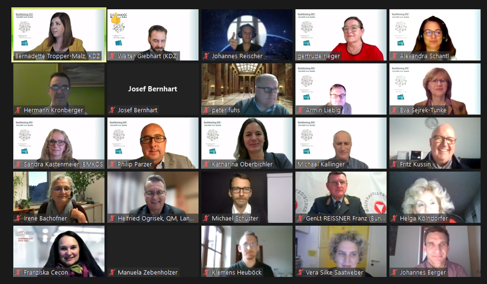 Screenshot Qualitätsdialog 2021