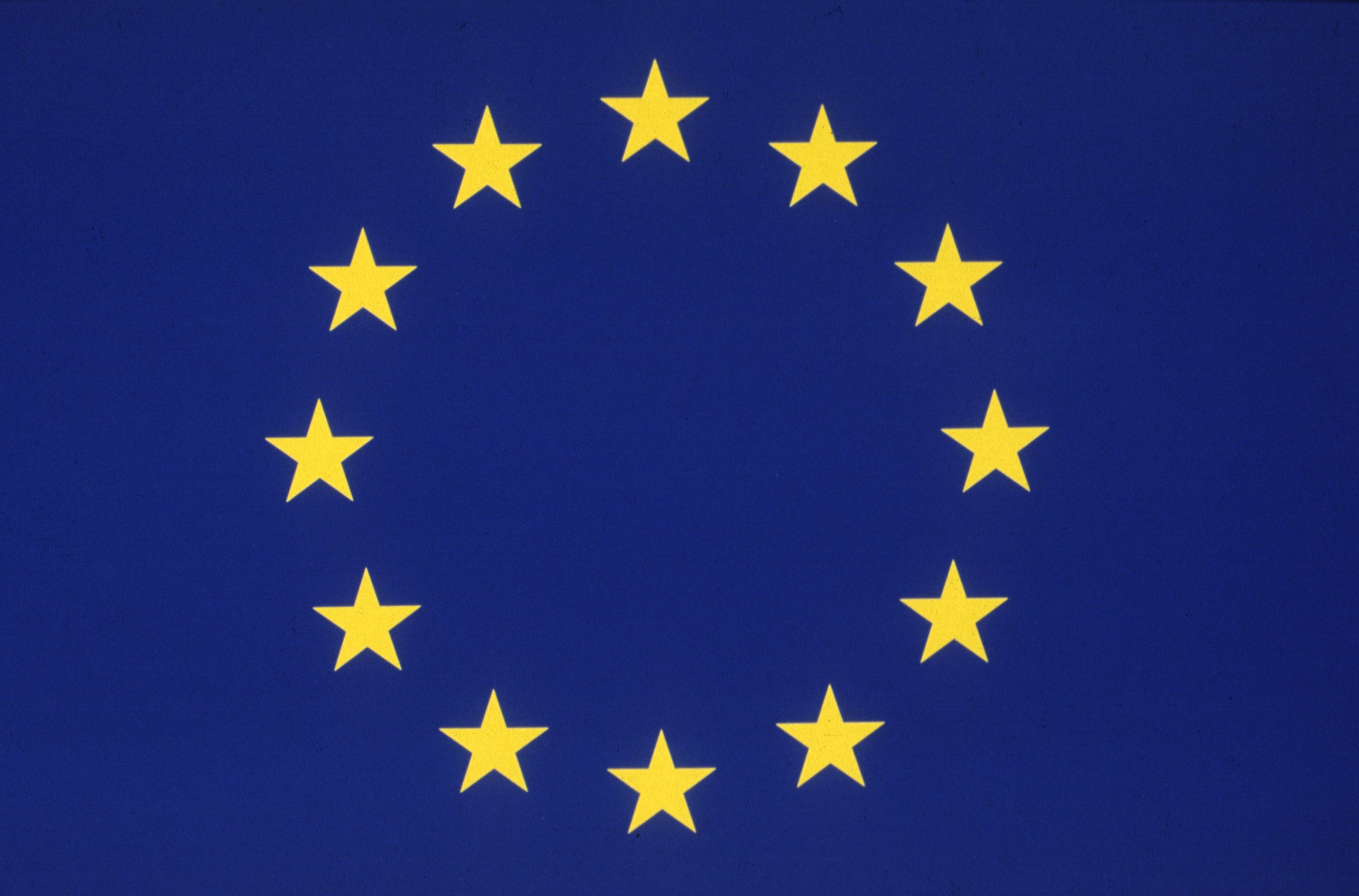EU Logo gelb blau