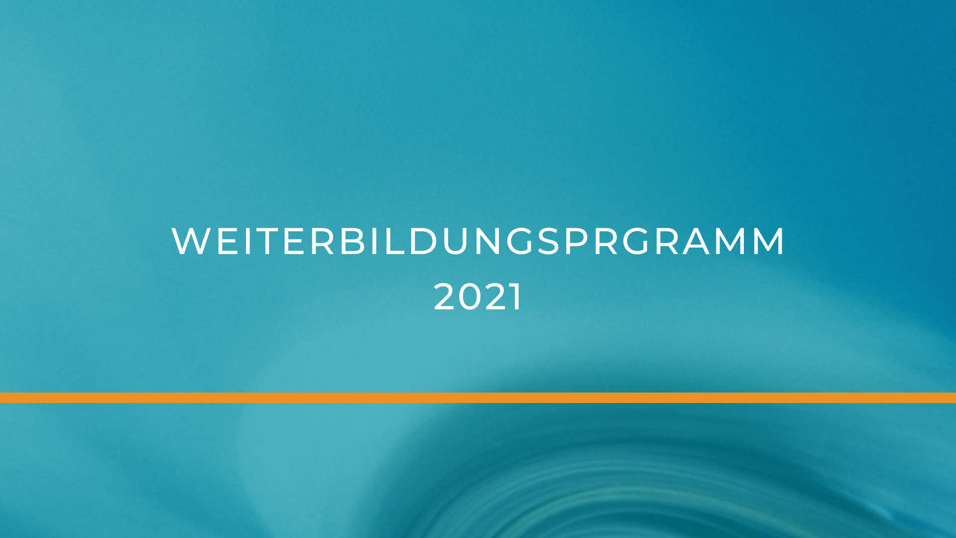 Titelgrafik Weiterbildungsprogramm 2021