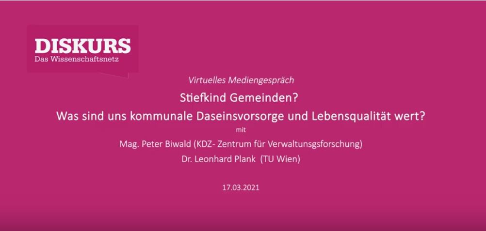 Screenshot Mediengespräch Diskurs. Das Wissenschaftsnetz