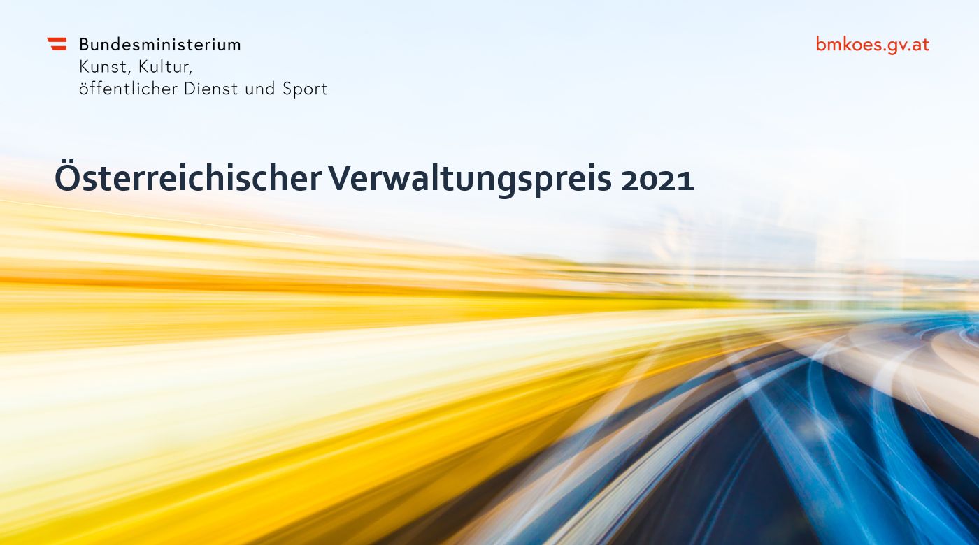 Sujet Preisverleihung Verwaltungspreis