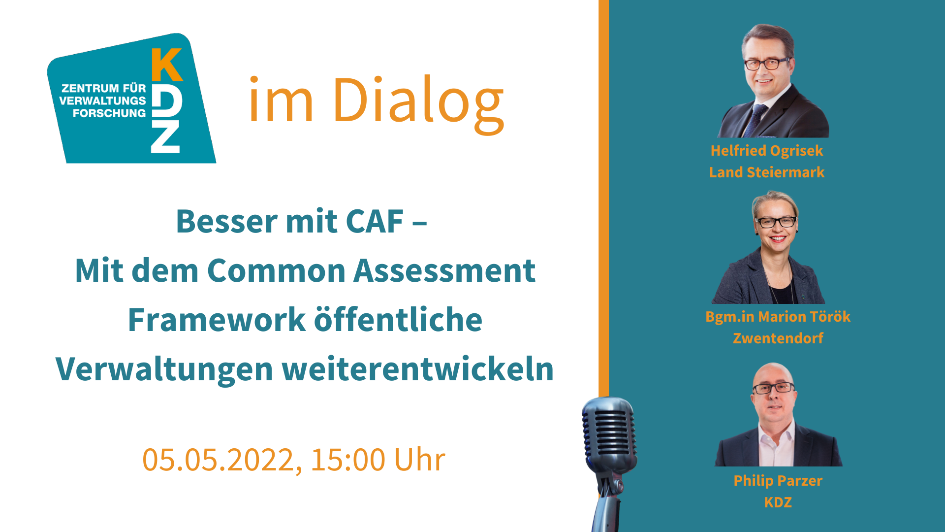 KDZ im Dialog - Besser mit CAF