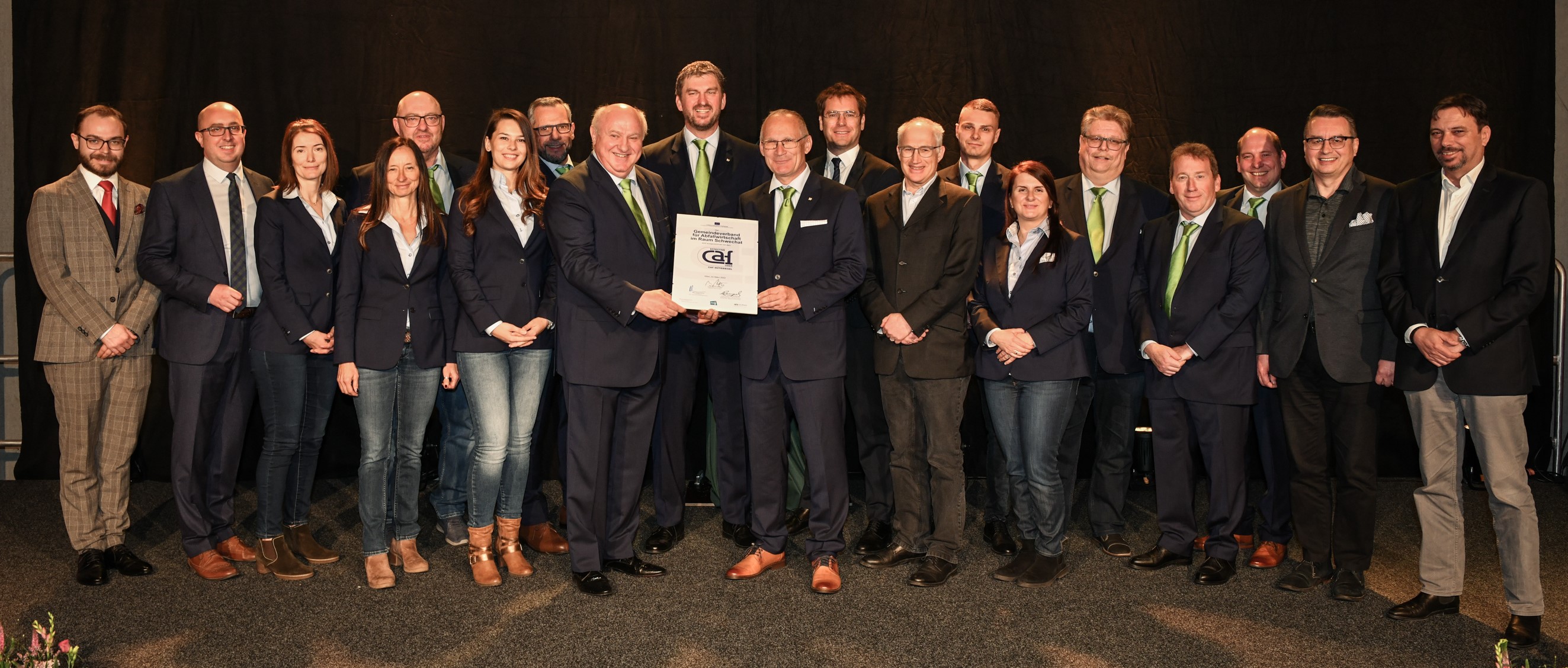 Gütesiegelverleihung AWS Schwechat
