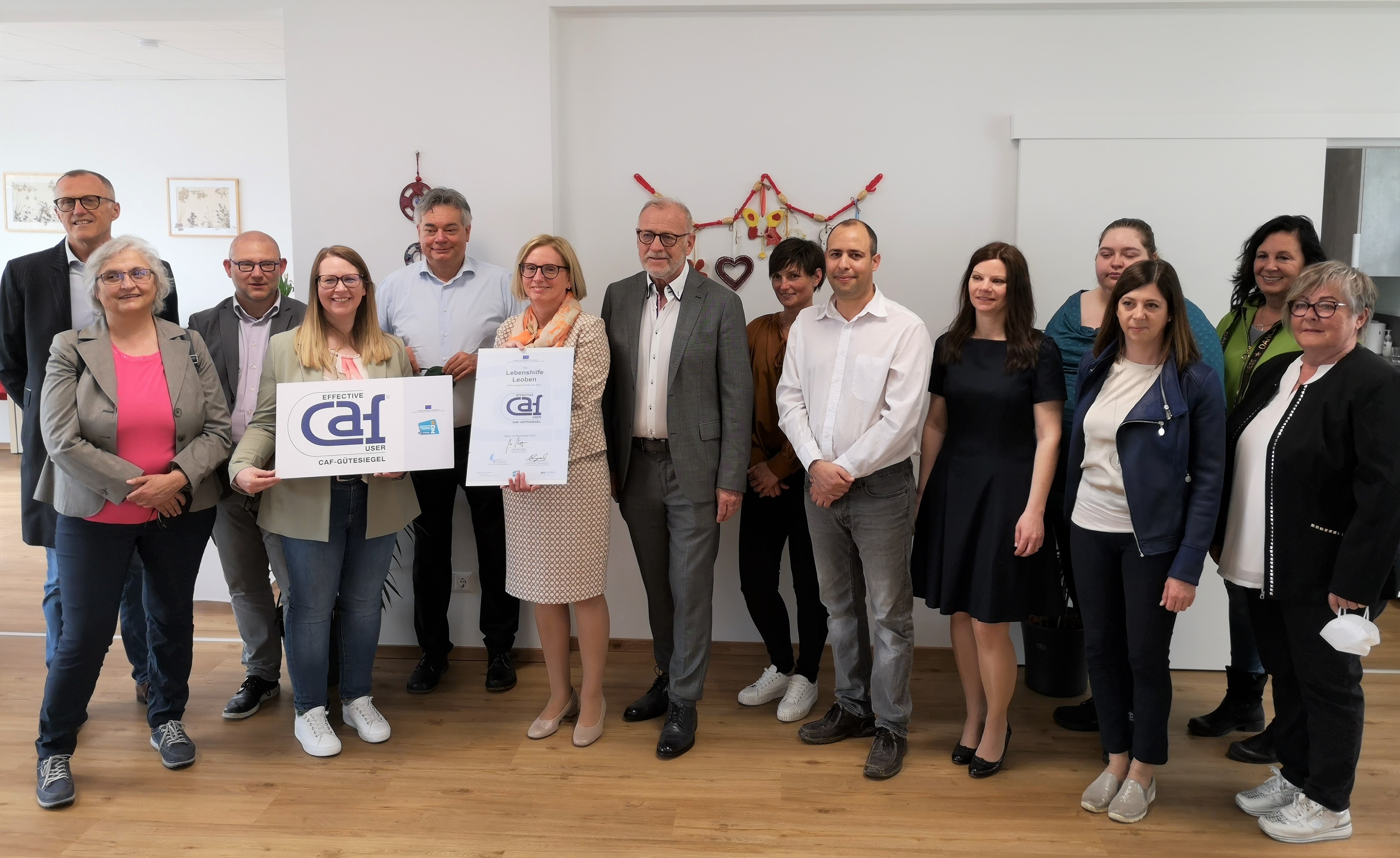 CAF-Gütesiegel Lebenshilfe Leoben