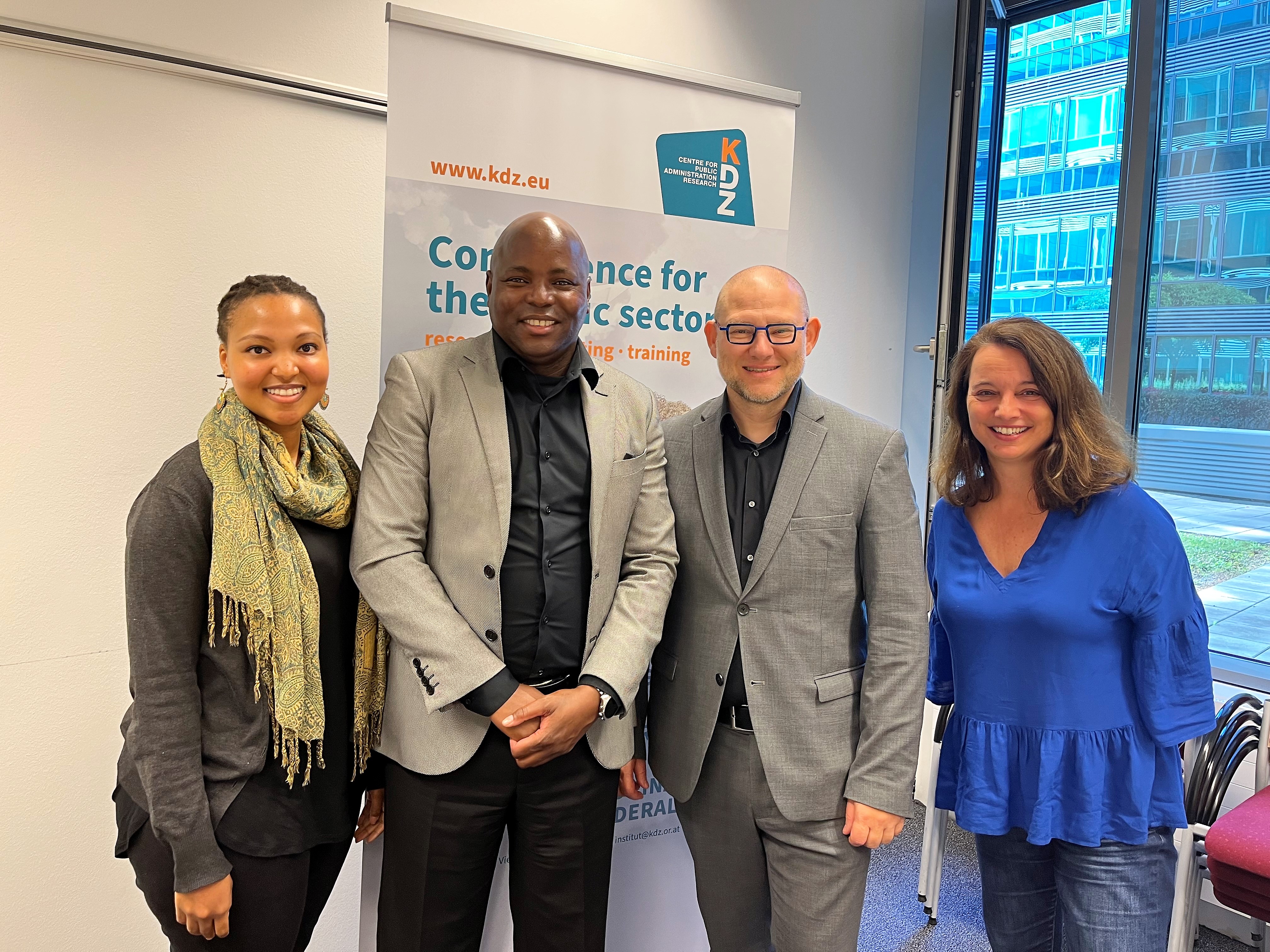 Rebecca Matsie, Rio Nolutshungu, Thomas Prorok, Alexandra Schantl