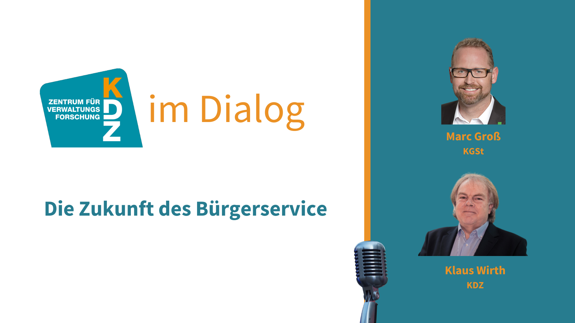 KDZ im Dialog - Die Zukunft des Bürgerservice