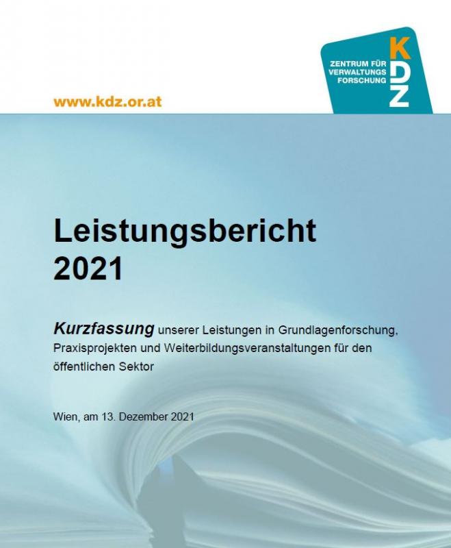 Leistungsbericht 2021