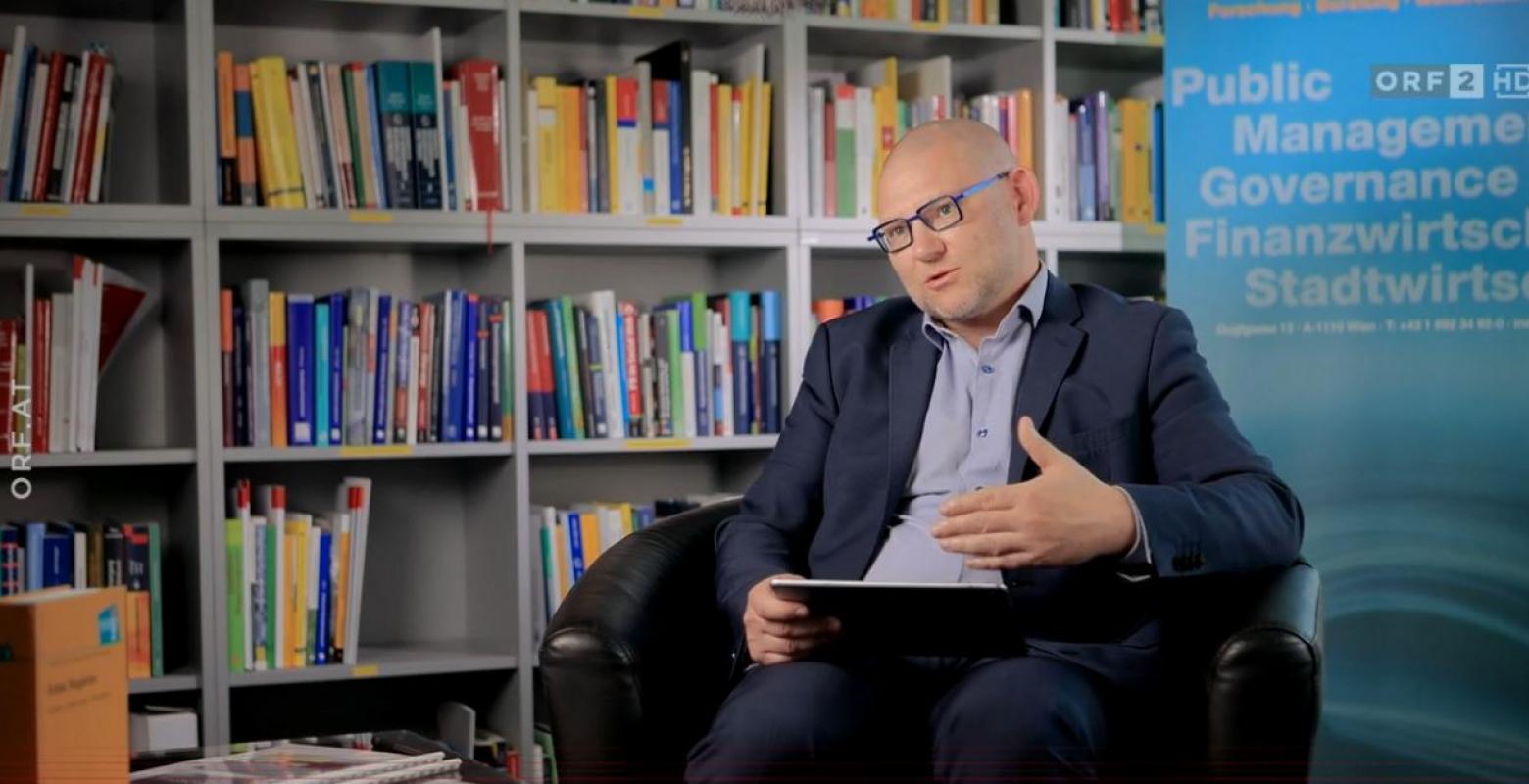 Thomas Prorok beim ORF Report Interview