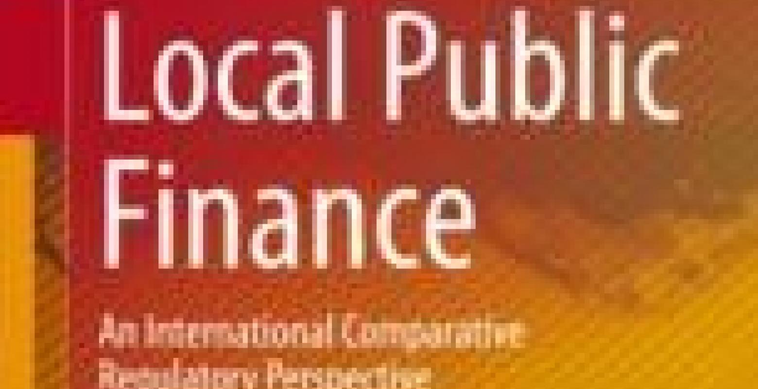 book cover "Local Public Finance"