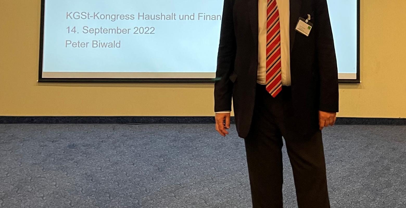 Peter Biwald am KGST-Kongress in Bonn