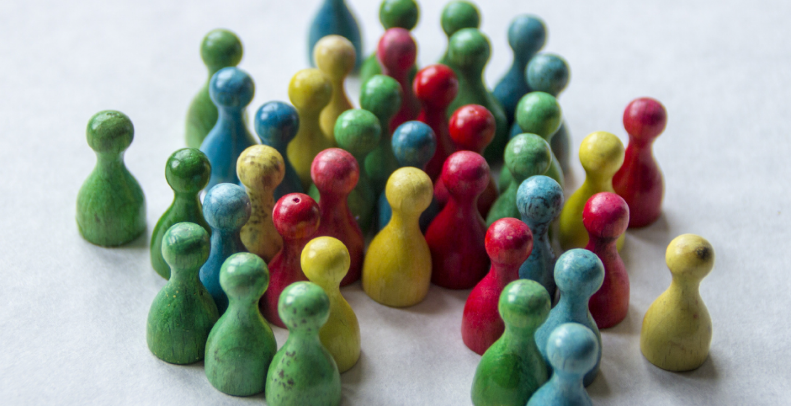 Bunte Spielkegel