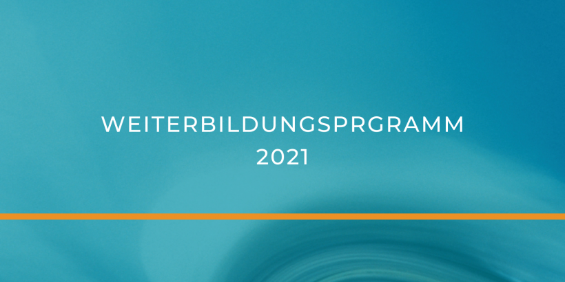 Titelgrafik Weiterbildungsprogramm 2021
