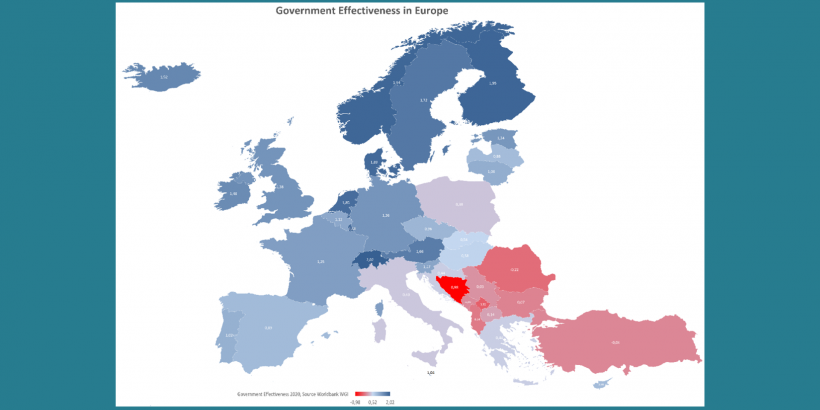 Government Effectiveness in Europe